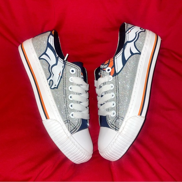 FOCO NFL Denver Broncos Super Fan Sneakers (6) - Picture 1 of 4